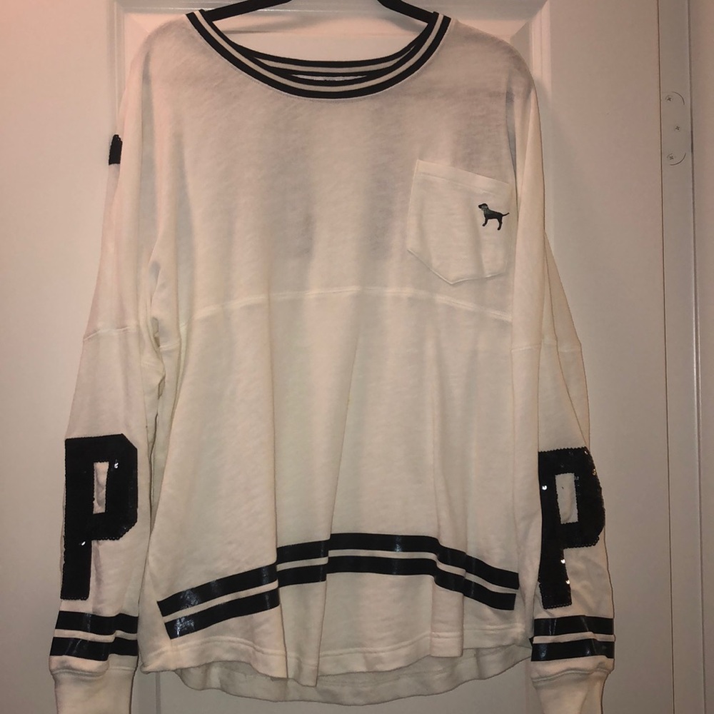 Pink lightweight sweatshirt